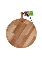 Beuken serveerplank met handvat en sapgeul (Ø 40cm)