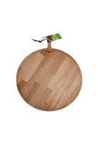 Beuken serveerplank met handvat en sapgeul (Ø 45cm)