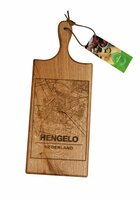 Rechthoekig Gravure Kaart Hengelo