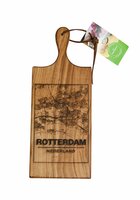 Rechthoekig Gravure Kaart Rotterdam